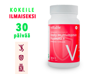 Kokeile Daily Multivitamin Formula 30 päivää