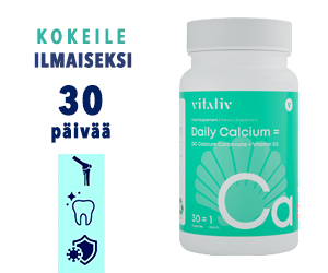 Daily Calcium + D3: Kokeile ilmaiseksi 30 päivää