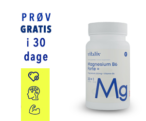 Prøv Magnesium B6 Forte fra Vitaliv til 0 DKK + frakt