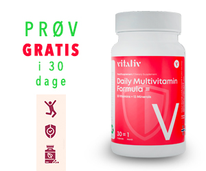 Prøv 30 dage med Multivitamin Formula gratis