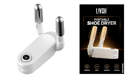 Portable Shoe Dryer by Livinh CPA - India