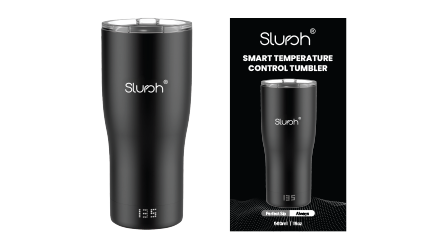 Temprature Controlled Smart Tumbler by Slursh CPA - India